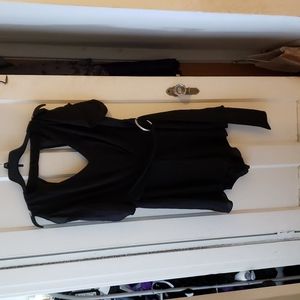 City Chic Black Romper Playsuit Size S/16